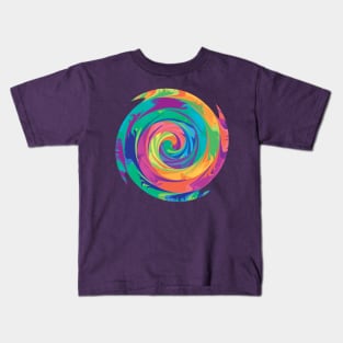 Rainbow Spiral 2 Kids T-Shirt